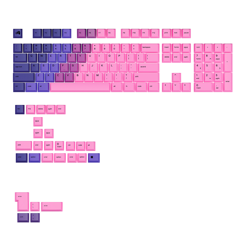 글로리어스 GPBT Gradient NEBULA 키캡 세트 - 상세 이미지 2