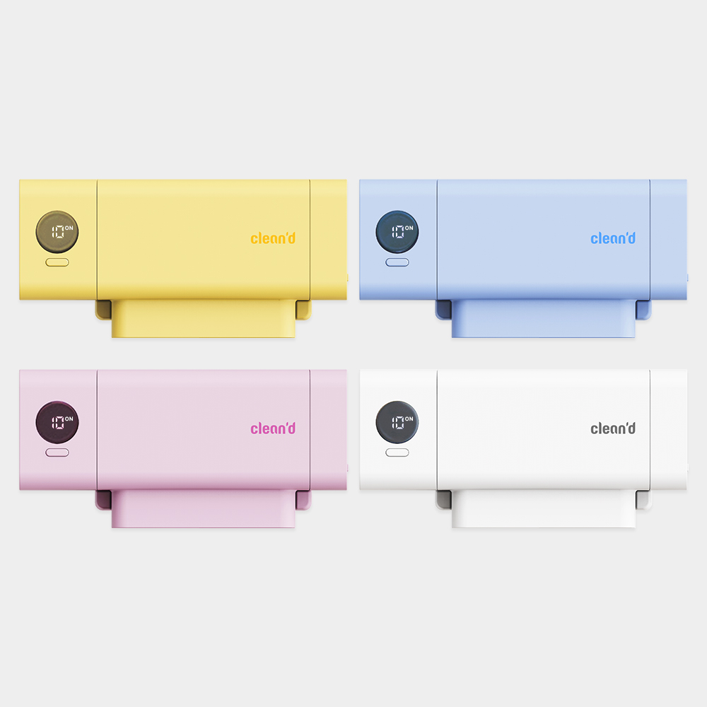 클린디 가정용 무선 2인용 칫솔살균기 트윈디 CL-406 화이트