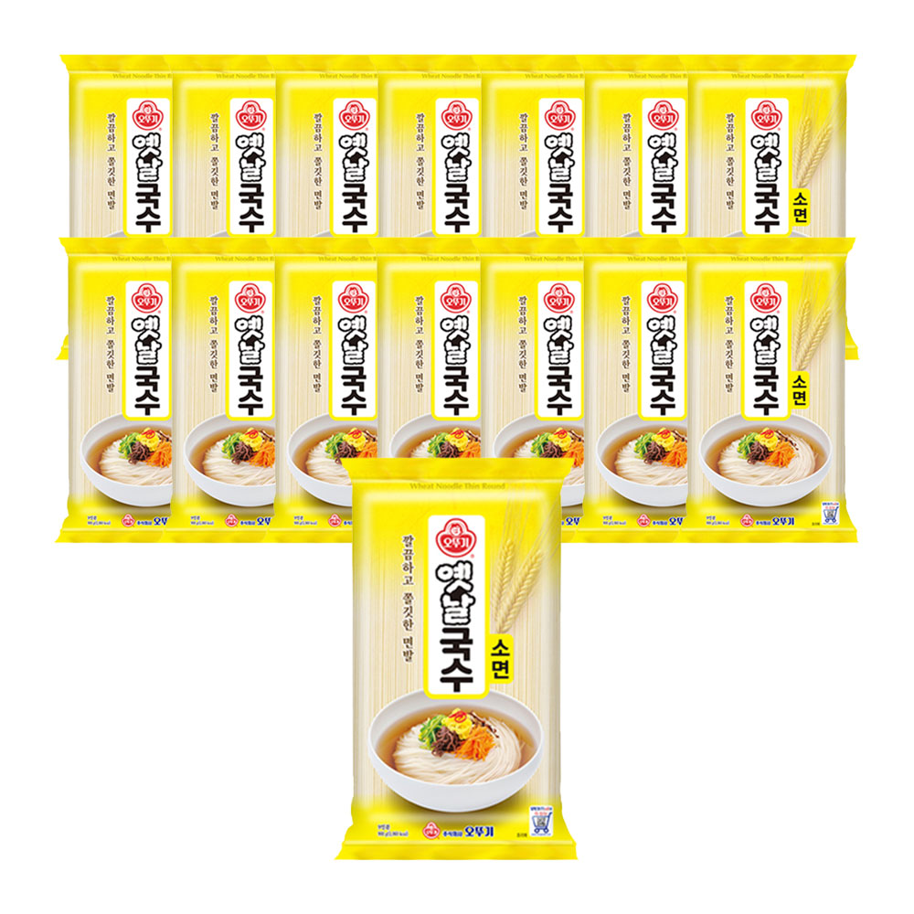 오뚜기 옛날 국수 소면 900g, 15개 - 상품 이미지