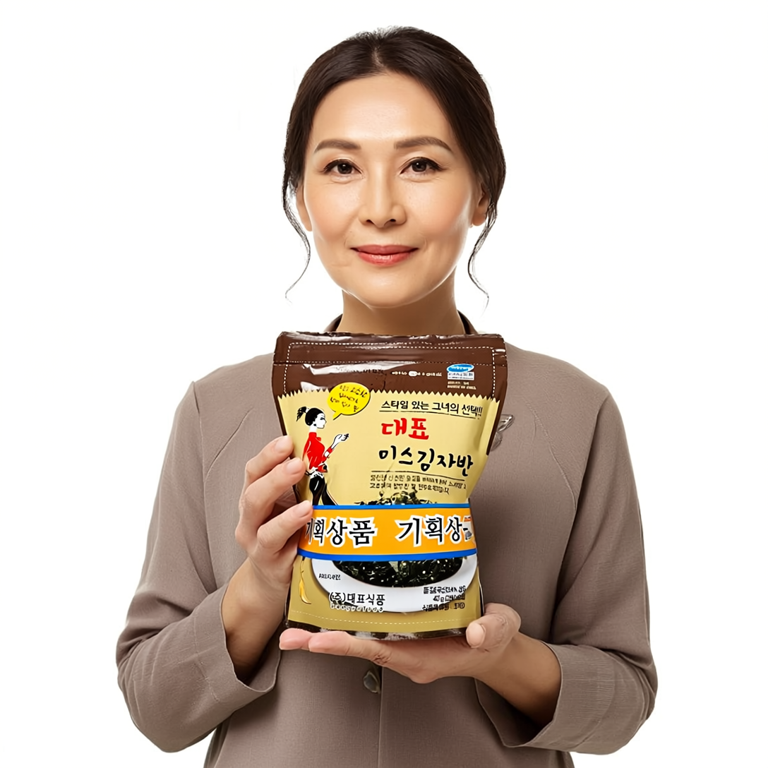 대표식품 미스김 파래자반볶음 소포장 돌자반 가정용 식당식자재 도매가 40g, 20개 - 상세 이미지 4