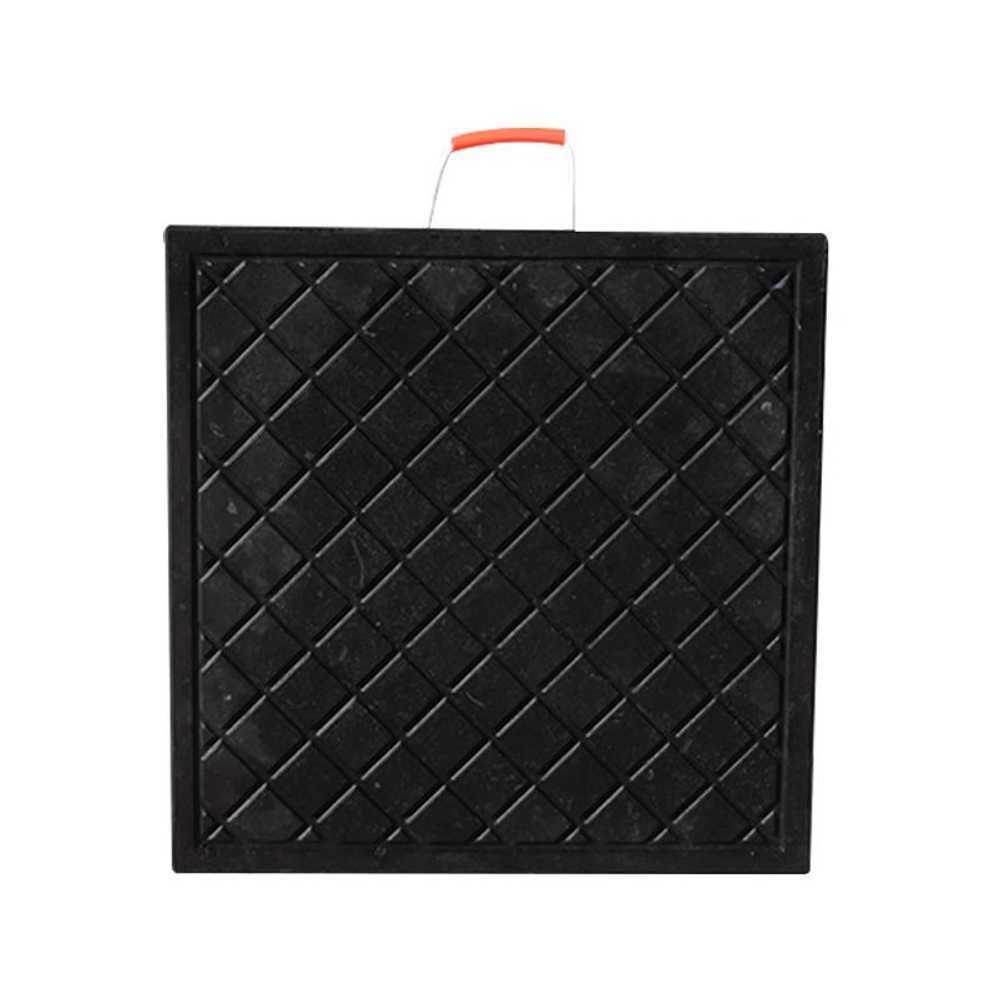 안전 매트 크레인 패드 고강도 충격 흡수 발판 바닥판 300x300x30mm - 상품 이미지
