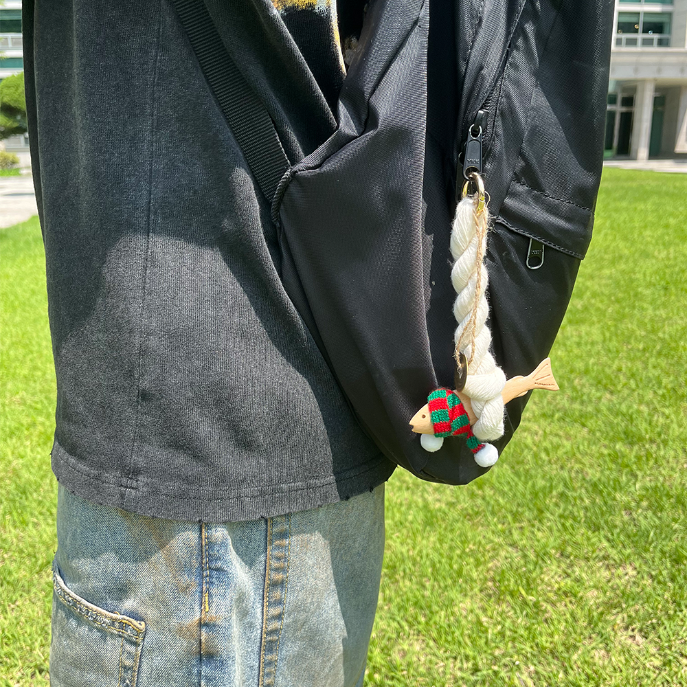 [선물 포장]도어벨 현관 종 액막이 명태 풍경 문종 현관문 자석