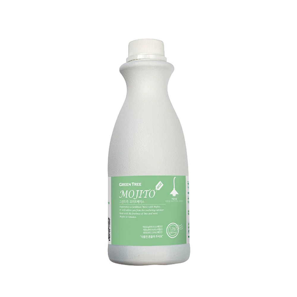그린트리 모히또 베이스 1.2kg 에이드 하이볼 원액 - 상품 이미지