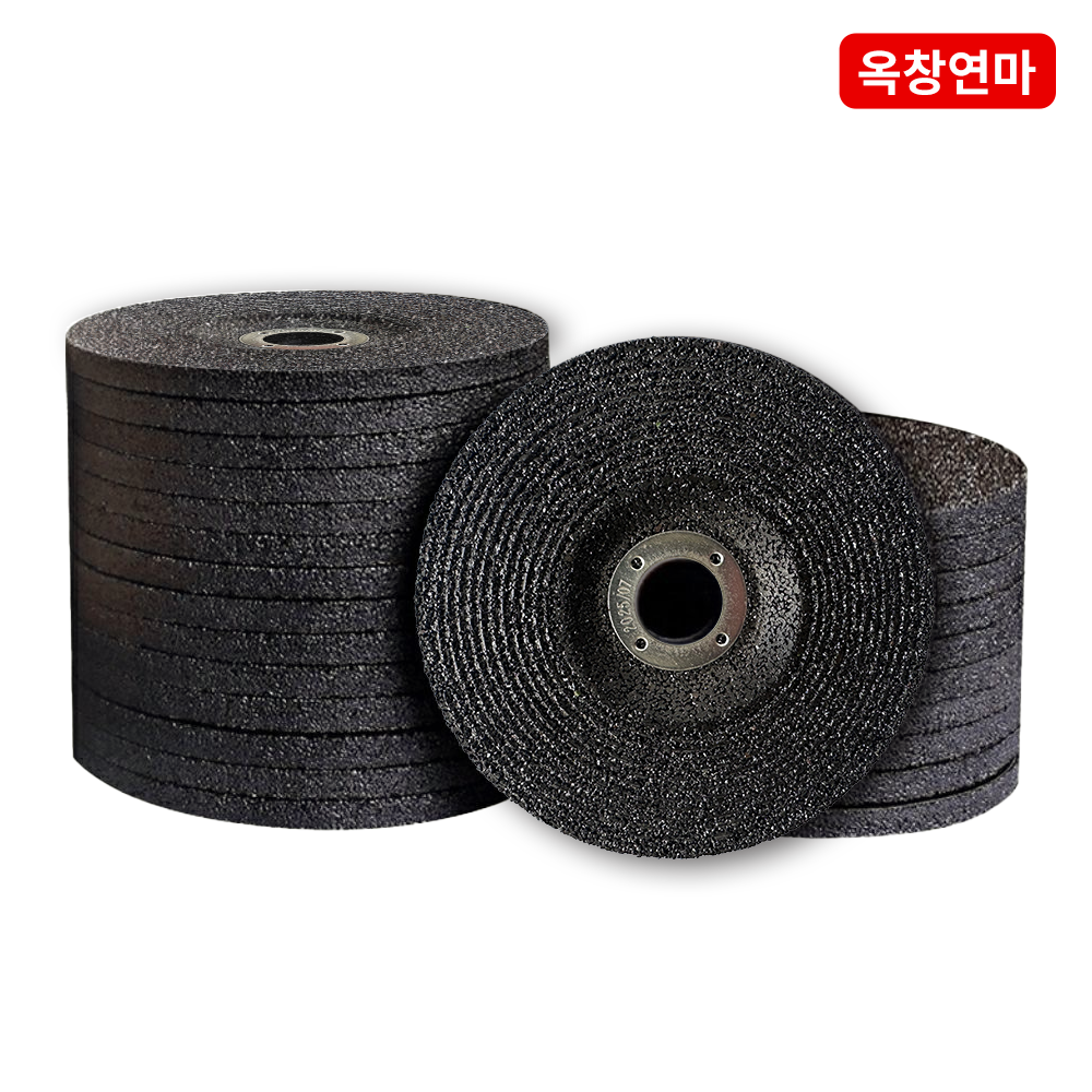 옥창연마 100mm(4인치) 그라인더 연마석 6T 옵셋트 - 상세 이미지 2