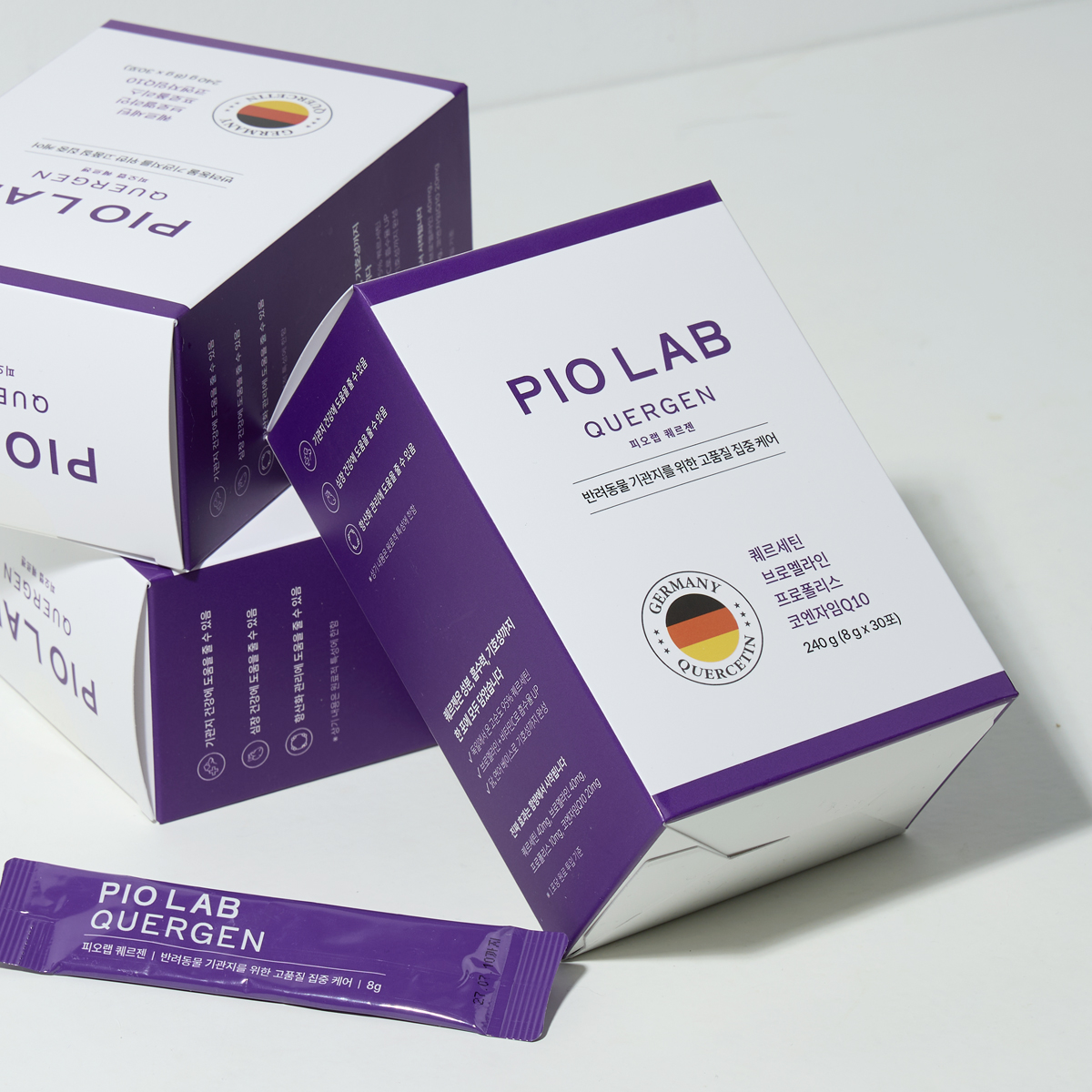 피오랩 퀘르젠 강아지 기관지 영양제 협착증 켁켁거림 기침 30포, 3개 - 상세 이미지 5