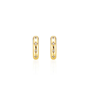 [바이이에르] Star stone one touch earrings (Gold) BH7E40712YBXXX 이미지 6