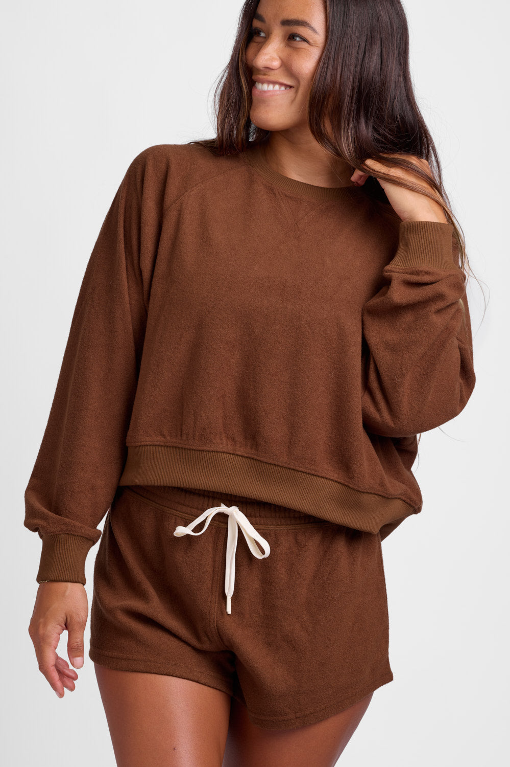 졸린 Maurie Terry Crewneck - Coconut - 상세 이미지 2
