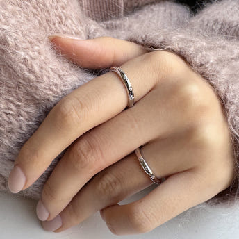 [바이이에르] [925 silver] Star stone simple ring (Silver) BH7R40716W9 - 상세 이미지 4