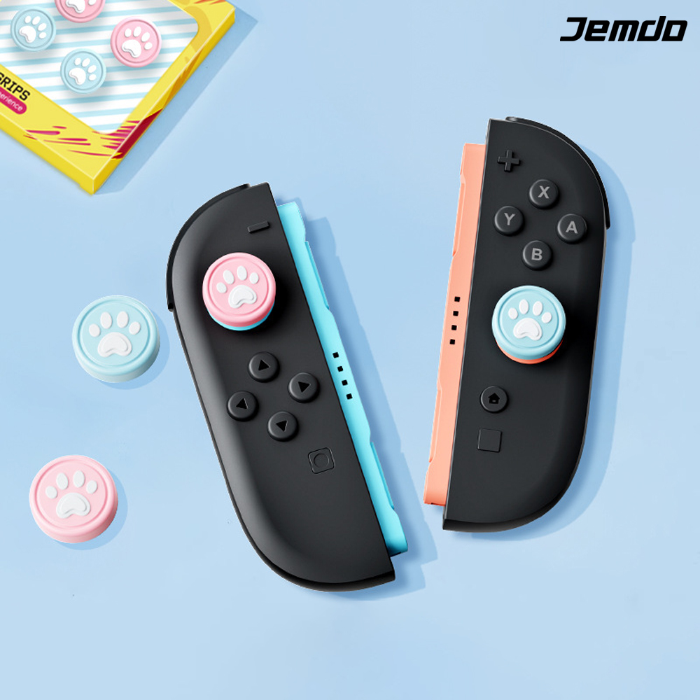 닌텐도 스위치2 조이콘 스틱커버 JEMDO 젤리냥 4P세트 프로콘2 호환 - 상세 이미지 3