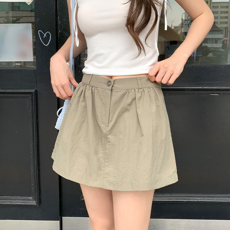도니아 세미 A라인 펌킨 미니 스커트 sk7389 - 상세 이미지 2