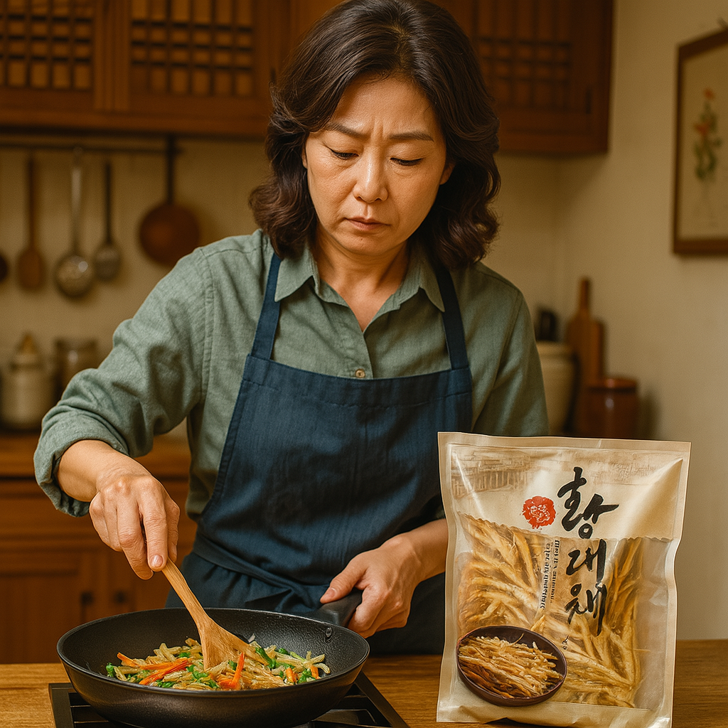 명식품본사 황태채 대포장 특 AAA품 볶음 조림 간식 식당식자재 도매가 500g, 1개 이미지 6