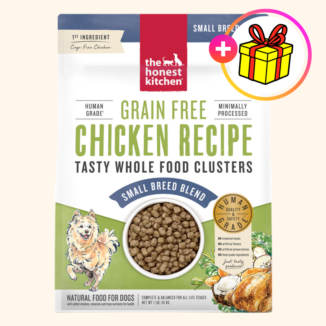 디어니스트키친 클러스터 사료 그레인프리 치킨 스몰브리드 1.81kg 제품 이미지