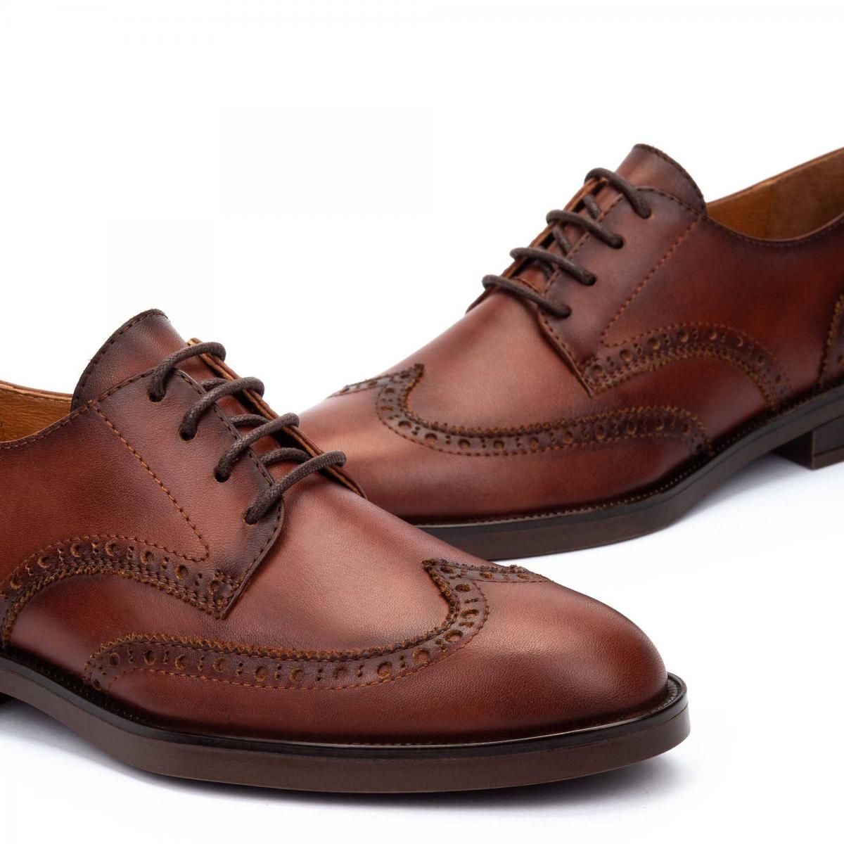 피콜리노스 클래식 레이스업 슈즈 PUERTOLLANO W3C-4868 COGNAC - 상세 이미지 3