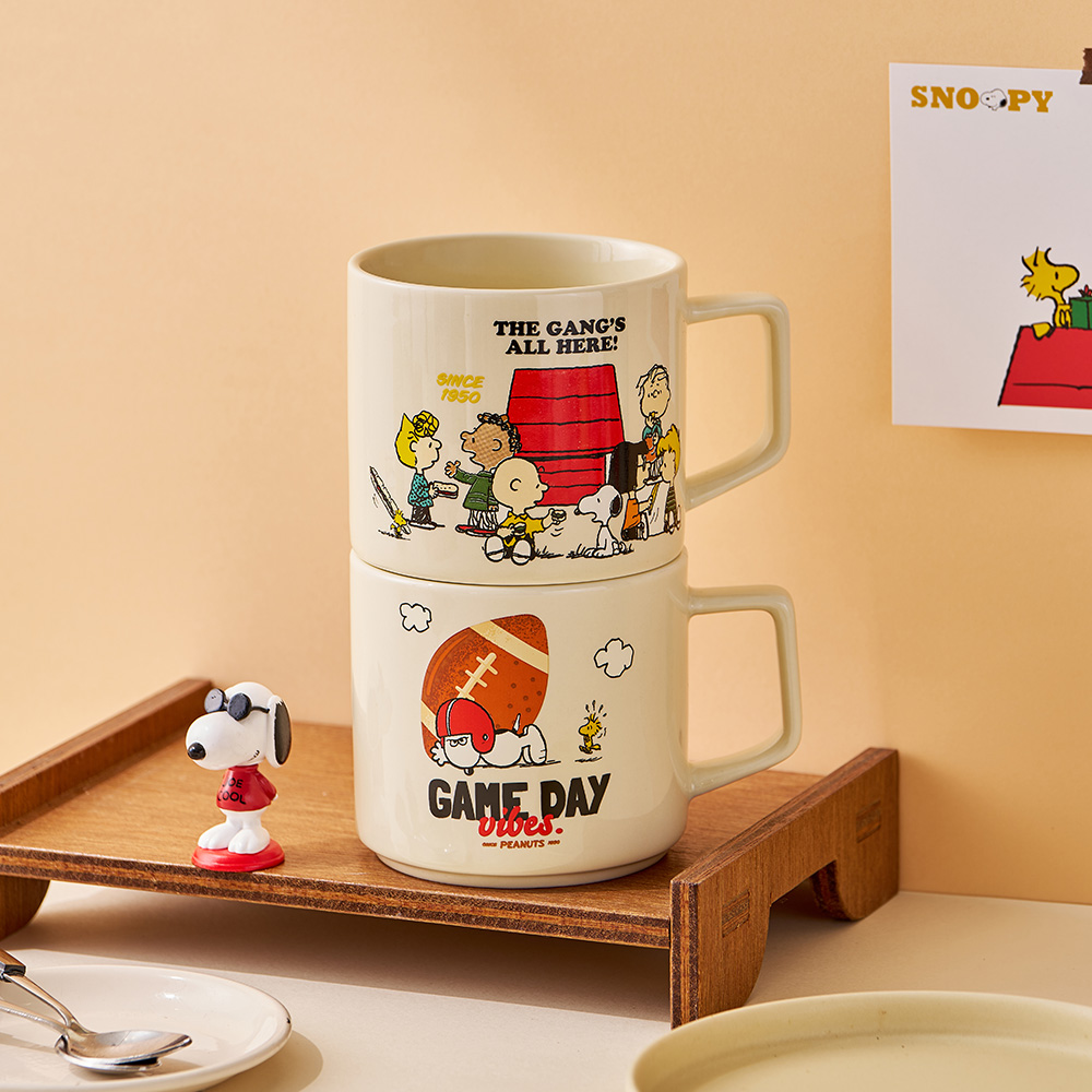 락앤락x피너츠 스누피 머그 2P세트