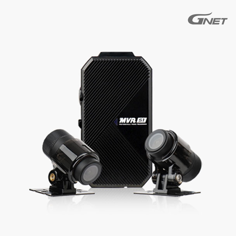 지넷 MVR S1 오토바이 바이크 블랙박스 32GB 2채널 FHD/HD