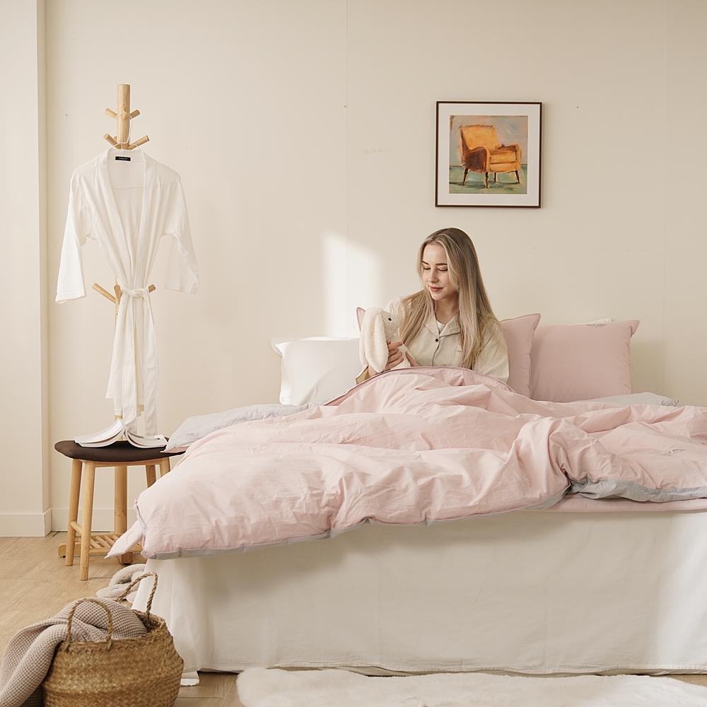 나라데코 호주산 양모이불 신혼 코튼 호텔 차렵이불 SS