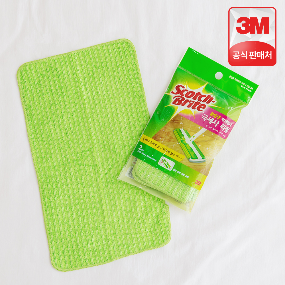 3M 스카치브라이트 클립형 막대걸레 리필 - 상세 이미지 2