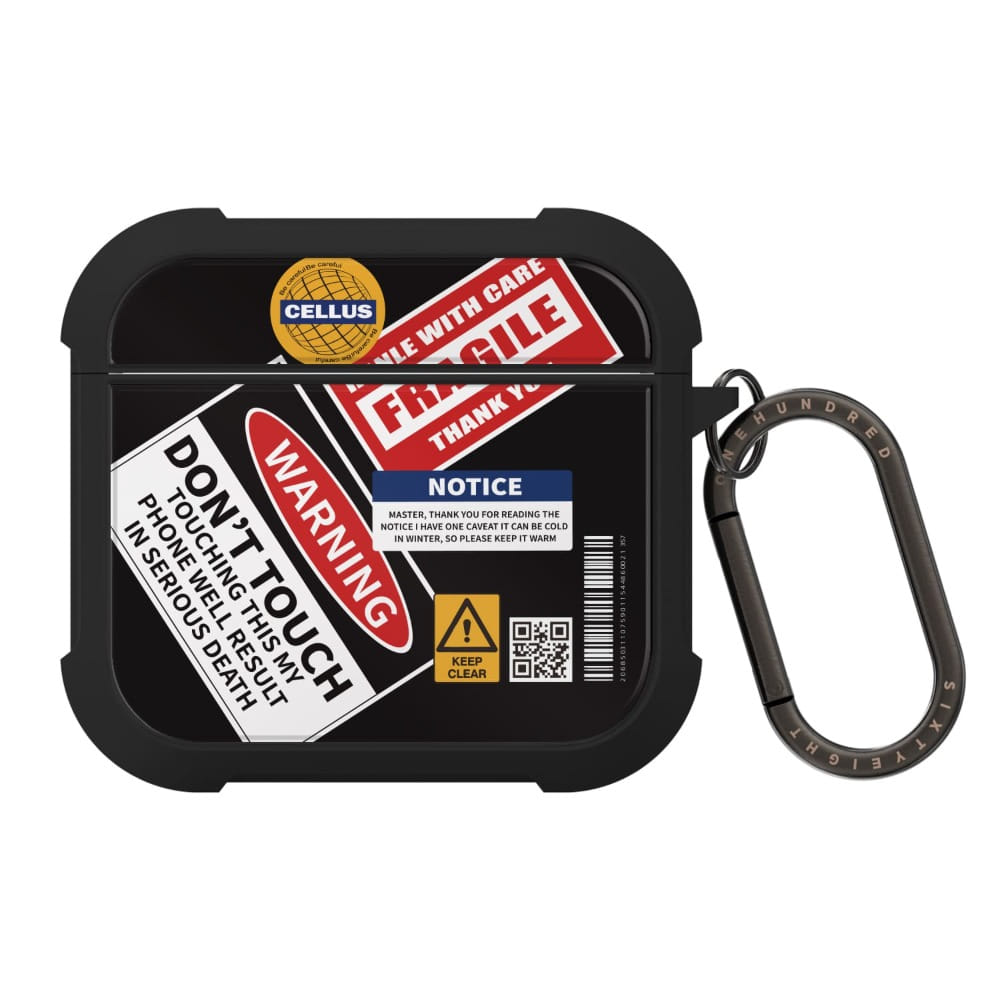 에어팟 4세대 케이스 제작 범퍼 에어팟 Kit 경고마크 지구