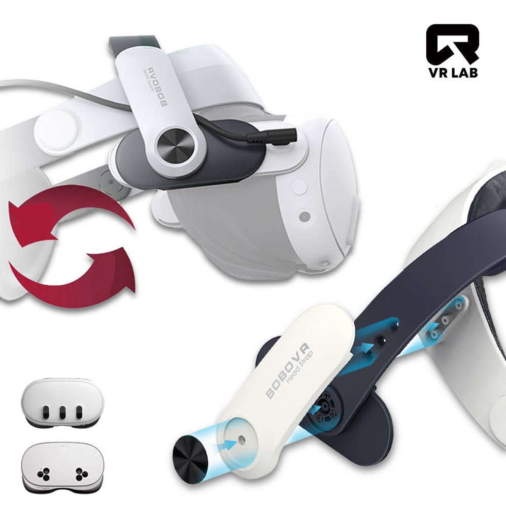 메타퀘스트2 3 s 스트랩 악세사리 BOBOVR M2toM3 리트로핏킷 컨버터 오큘러스 이미지 2