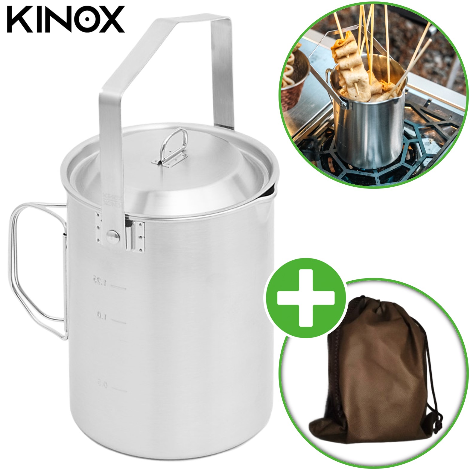 키녹스 포트 주전자 오뎅탕 어묵탕 우동 라면포트 코펠 캠핑 케틀