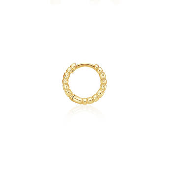 [바이이에르] [925 silver] Stack brick mini one touch earrings (Gold) BH7E40713Y9XXX - 상세 이미지 4