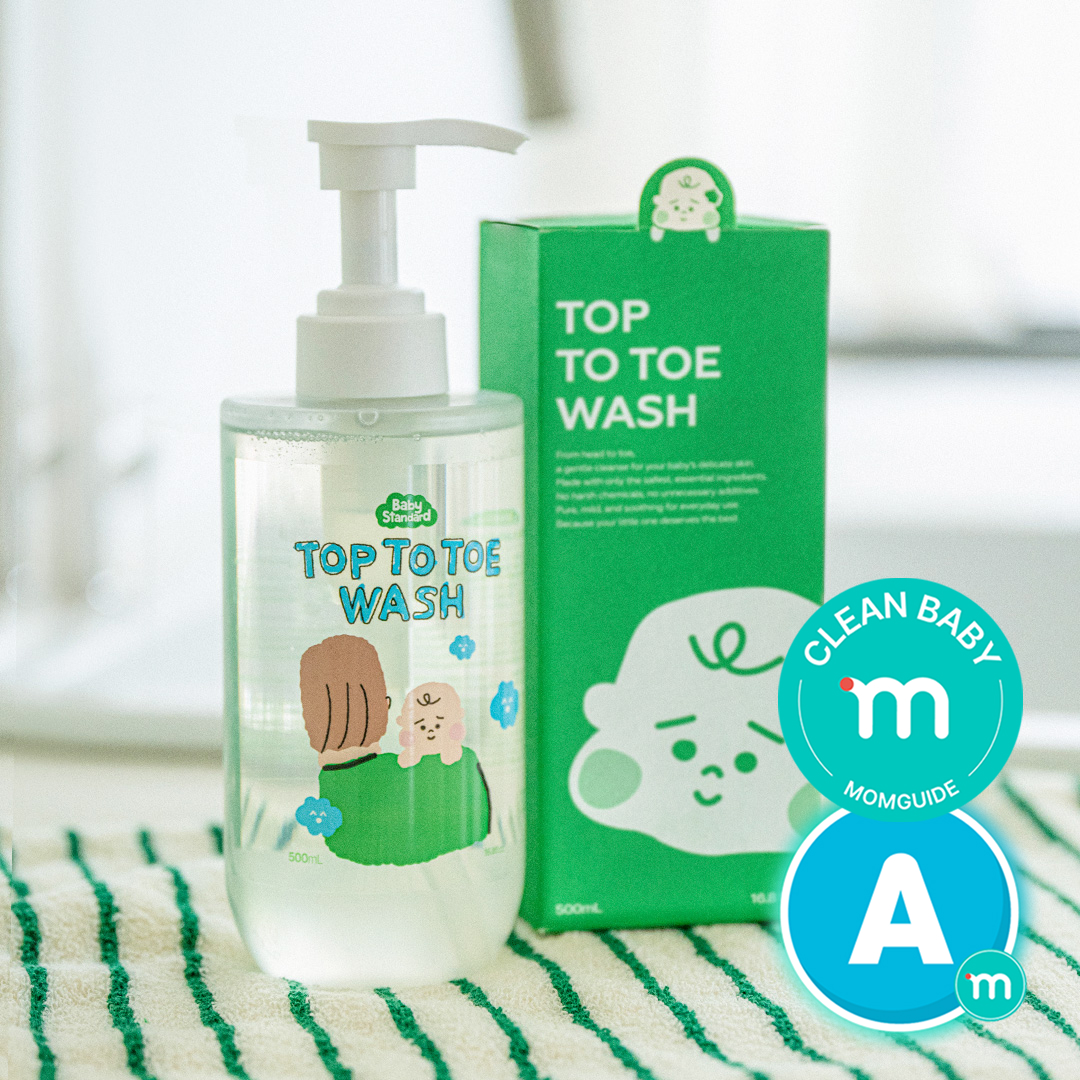 베이비스탠다드 탑투토워시 500ml 아기 약산성 올인원 바디워시 바스앤샴푸 - 상품 이미지