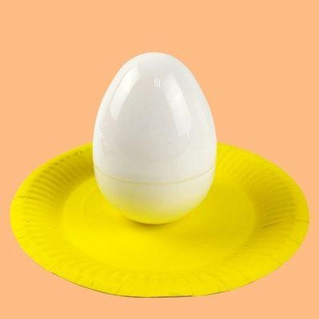 타임캡슐 계란 에그 투명 달걀모양 뽑기통 우정 대형 10cm 중형 - 상세 이미지 4