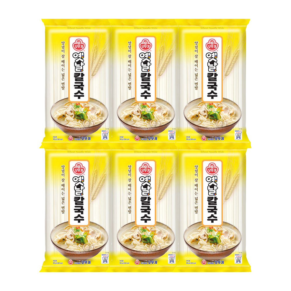 오뚜기 옛날 칼국수 900g, 6개 - 상품 이미지