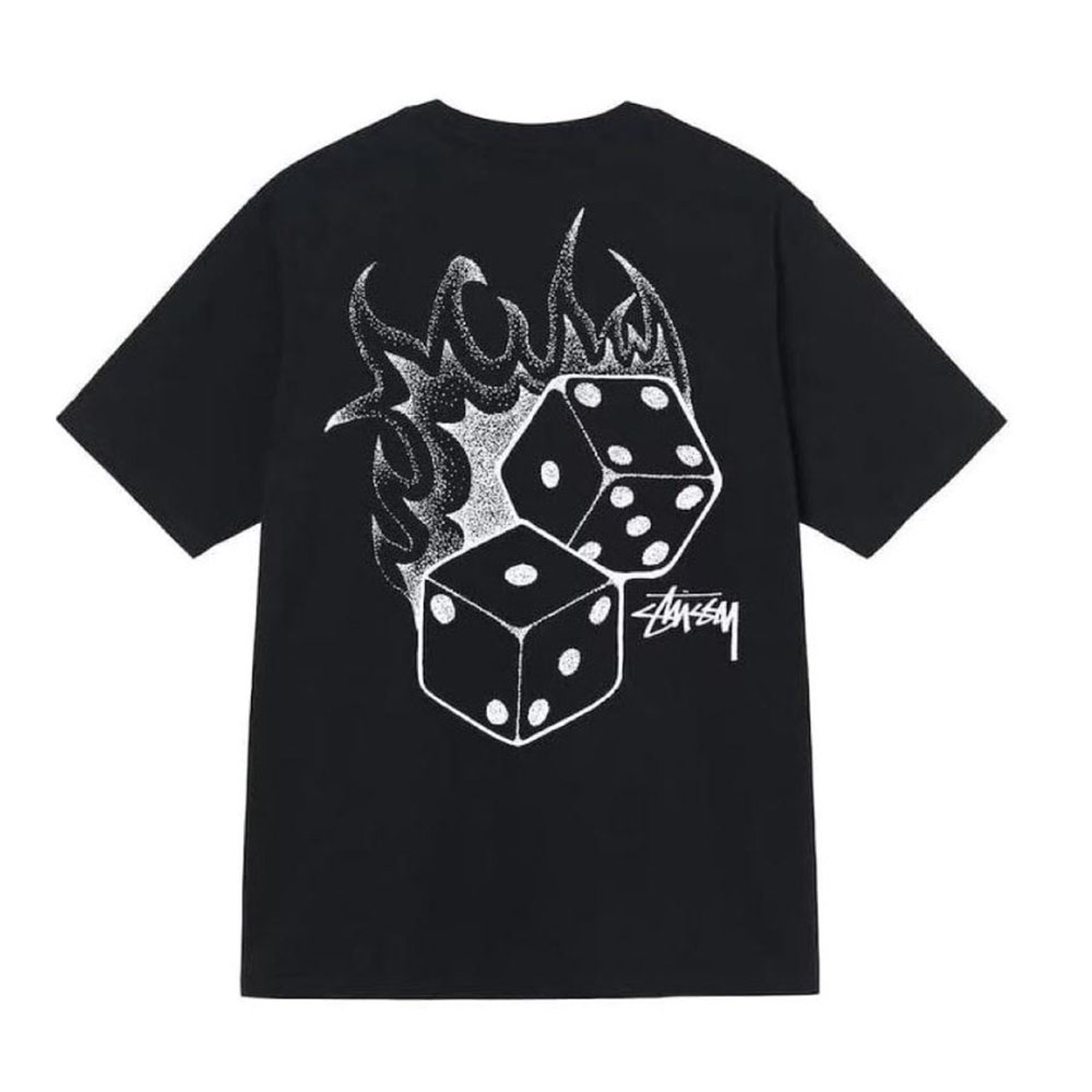 남성 스투시 주사위 반팔 남자 외출 패션 Stussy 티셔츠 - 상세 이미지 4
