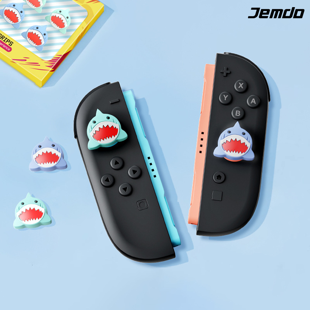 닌텐도 스위치2 조이콘 스틱커버 JEMDO 죠스 4P세트 프로콘2 호환 - 상세 이미지 3