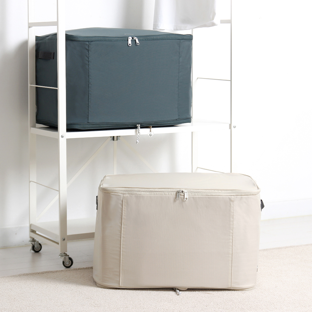 이불정리함 보관함 옷정리함 압축파우치 가방 패브릭 원단 리빙박스 중형