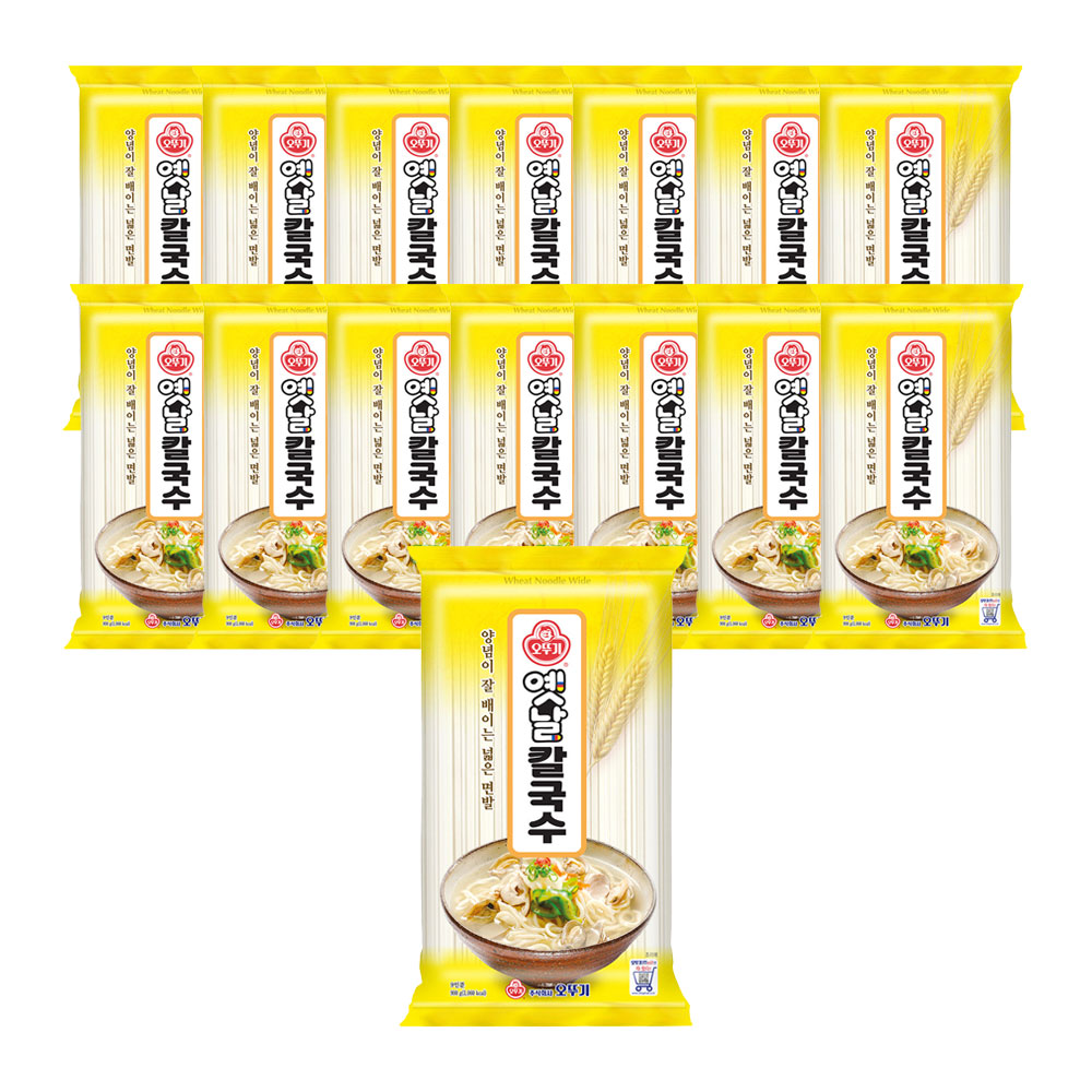 오뚜기 옛날 칼국수 900g, 15개 - 상품 이미지