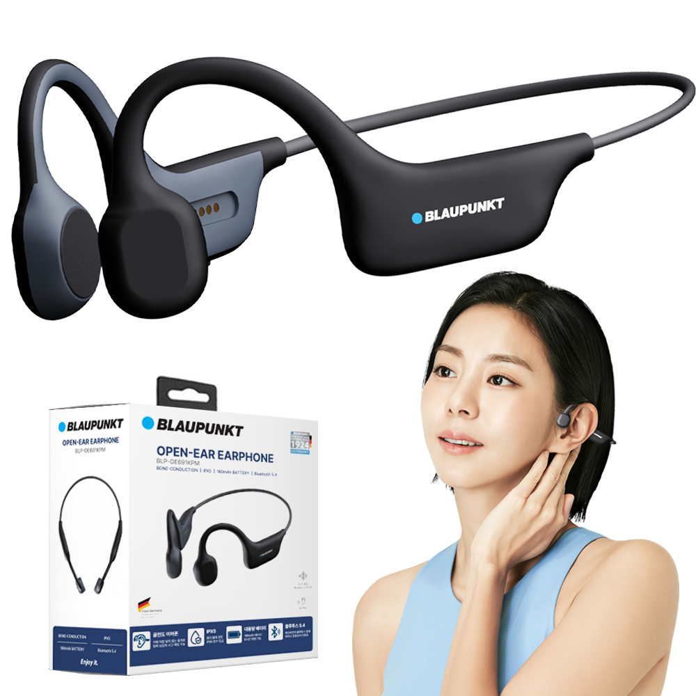 블라우풍트 Ai ENC 노이즈캔슬링 방수 골전도 블루투스 이어폰 BLP-OE691