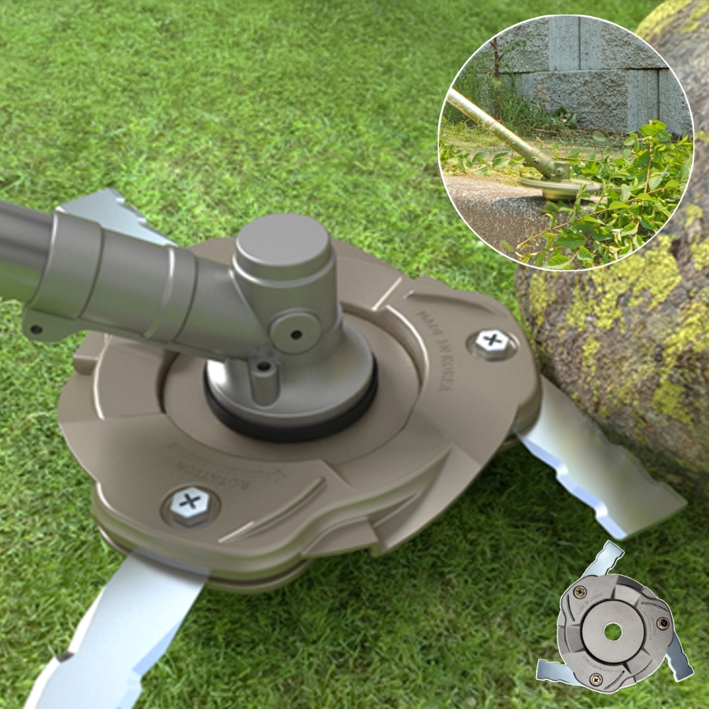 강철 파워스핀 다짤라 예초날 A세트 울트라 강철 예초 3중 안전 잡초박살