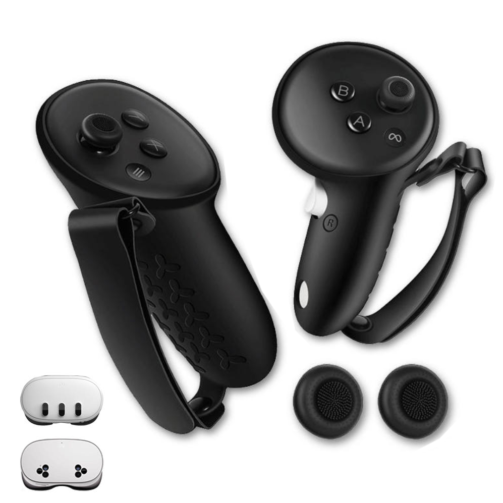 메타퀘스트3 s VR 스트랩 악세사리 실리콘 커버 컨트롤러 그립 헤일로 엘리트 오큘러스