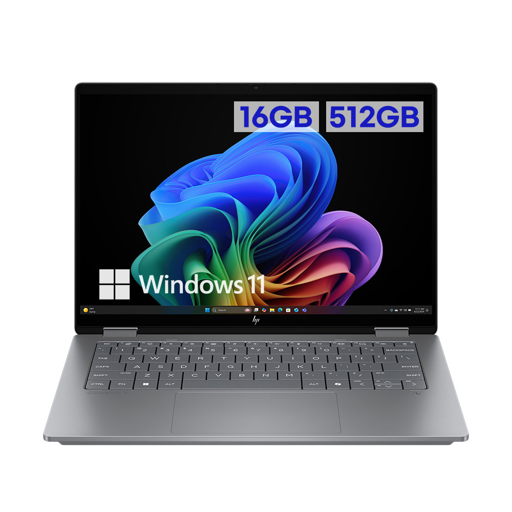 혜택가129만+한컴+펜/HP 옴니북X플립 14 윈11 사무용 영상편집 루나레이크 터치 노트북 - 상세 이미지 2