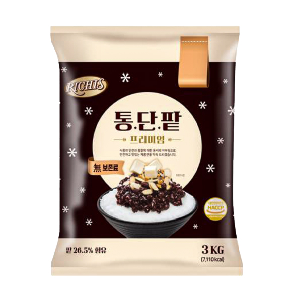 동서 리치스 팥빙수팥 통단팥 3kg - 상세 이미지 2