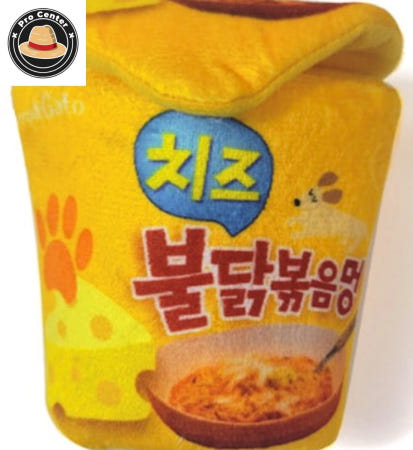 프로센터 페로가토 컵라면 노즈워크 토이 불닭 볶음멍 강아지터그놀이 바스락 붉닭볶음면 고양이