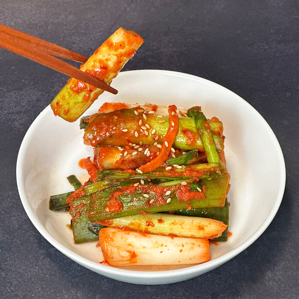 100% 국내산 전라도식 비법양념 통 대파김치 1kg - 상세 이미지 3