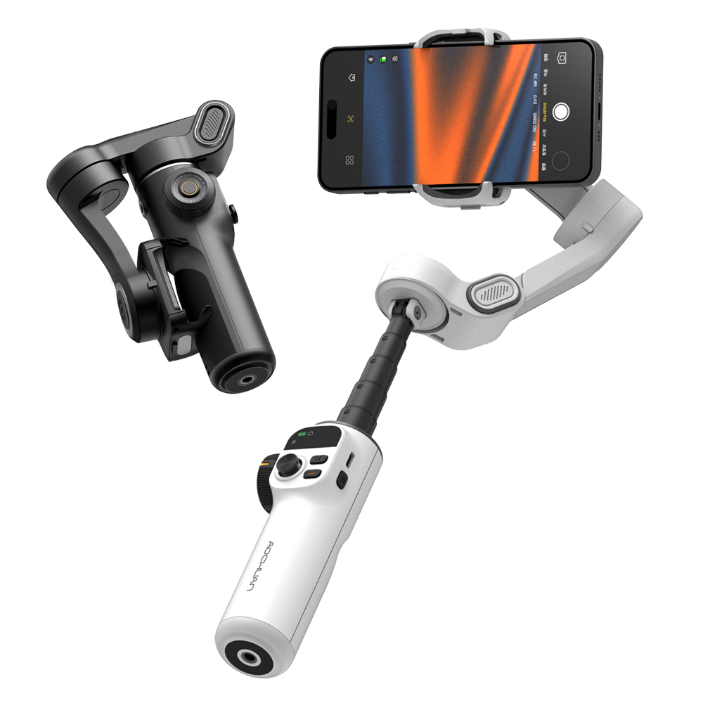 넥스트유 Smart X2 무빙샷 3축 스마트폰 연장봉 셀픽스틱 1인 촬영 짐벌
