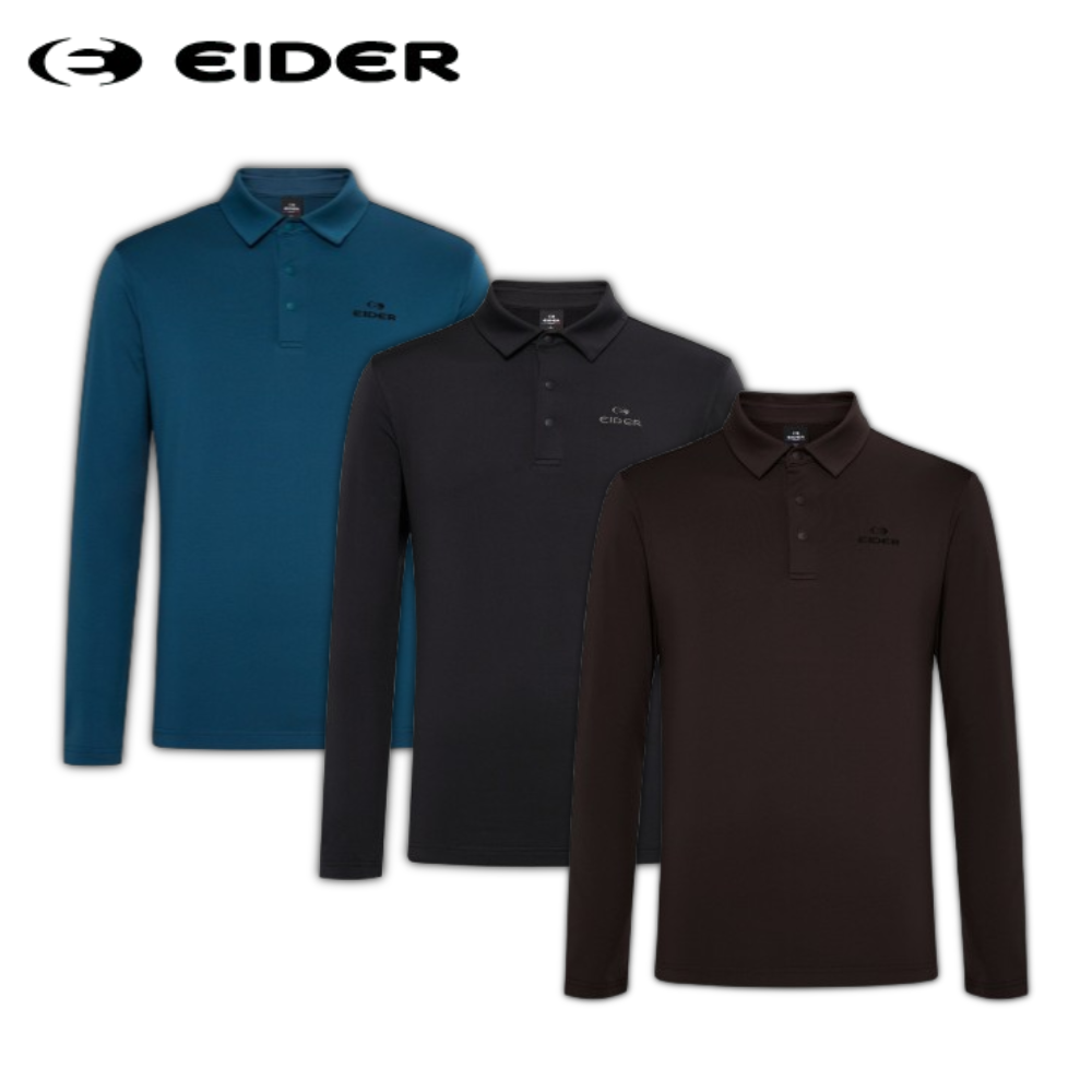 아이더 남성 기모 폴로 긴팔 카라티셔츠 가을 겨울 데일리
