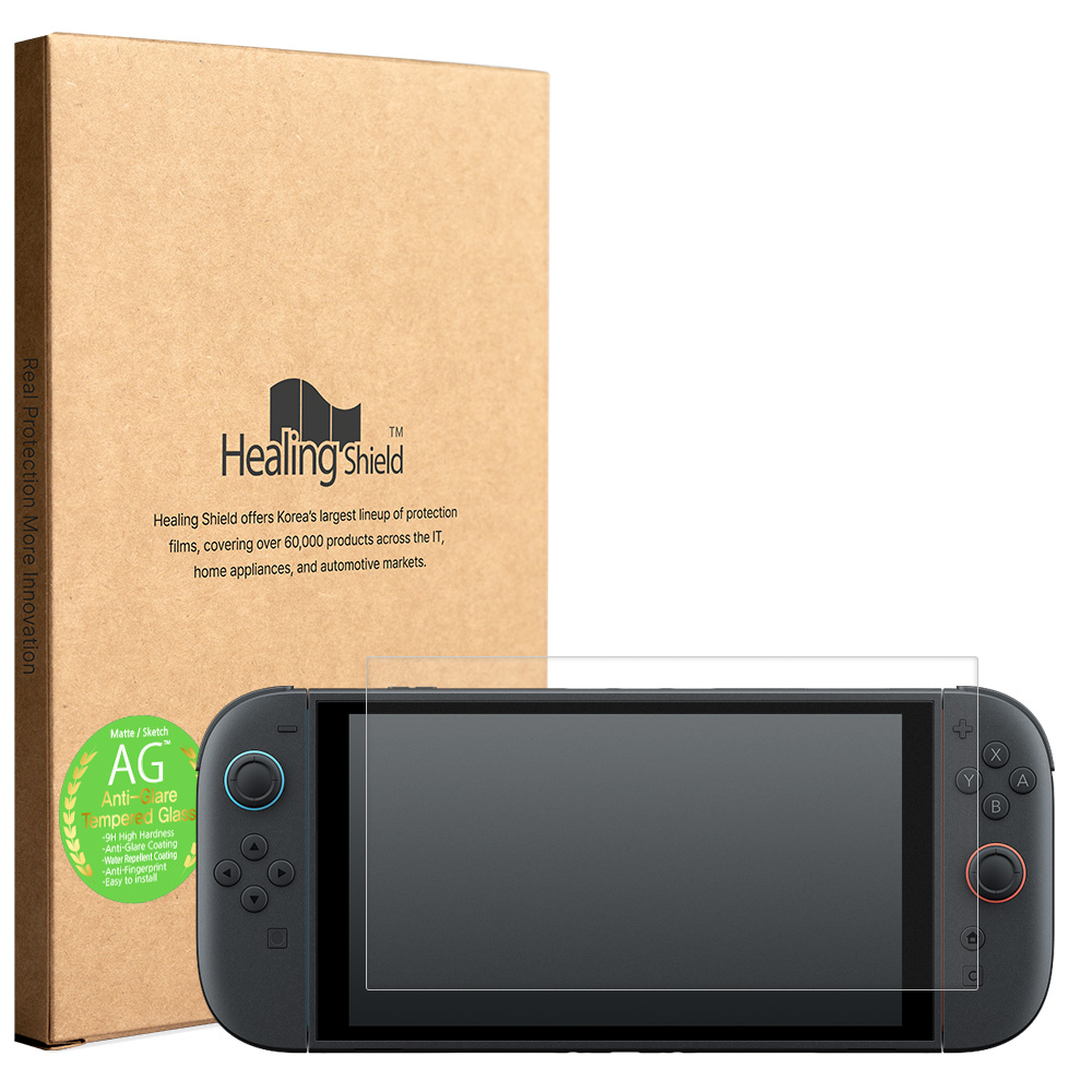 닌텐도 스위치 2 저반사 강화유리필름