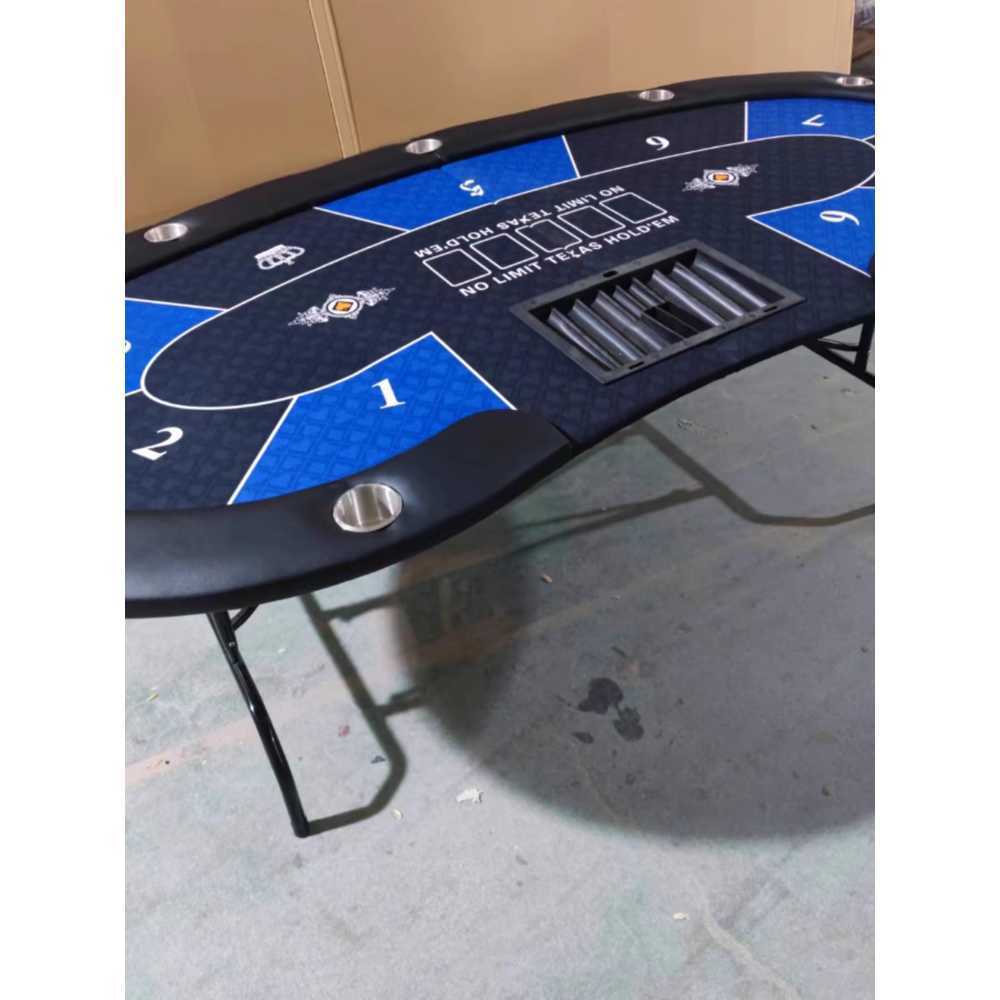 홀덤 게임용 테이블 접이식 휴대 간편 홈파티 영업 블랙 180x90cm - 상세 이미지 5