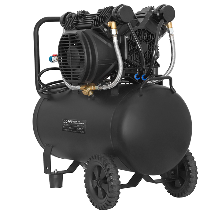 콜라보 콤프레샤 DC999 저소음 오일리스 220V 4,000W 8마력급 39리터 이미지 8