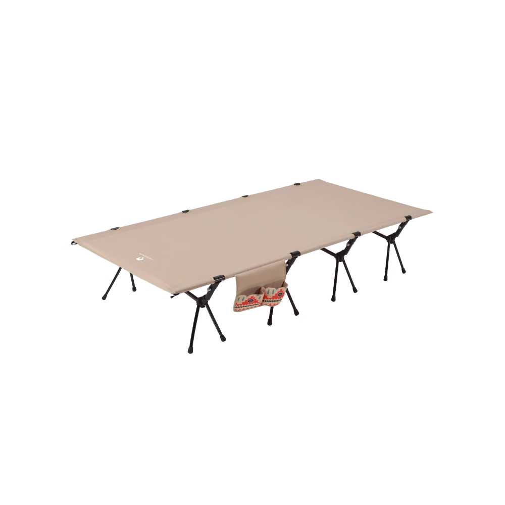 더블야전침대 캠핑베드 이동식 경량 야영 접이식 다리 80cm 캠핑침대 블랙 - 상세 이미지 5