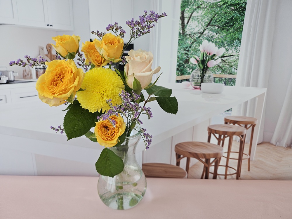 유스풀몰 미니꽃병포함구성 소형 랜덤혼합꽃(3~5줄기) 생화 꽃배달싼곳 이미지 3