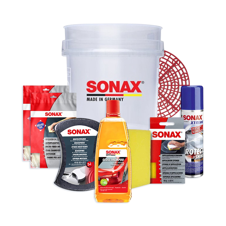 SONAX 소낙스 셀프 세차용품 8종 세트 - 상품 이미지