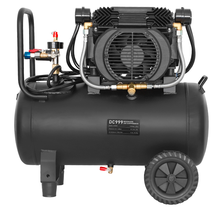 콜라보 콤프레샤 DC999 저소음 오일리스 220V 4,000W 8마력급 39리터 이미지 7