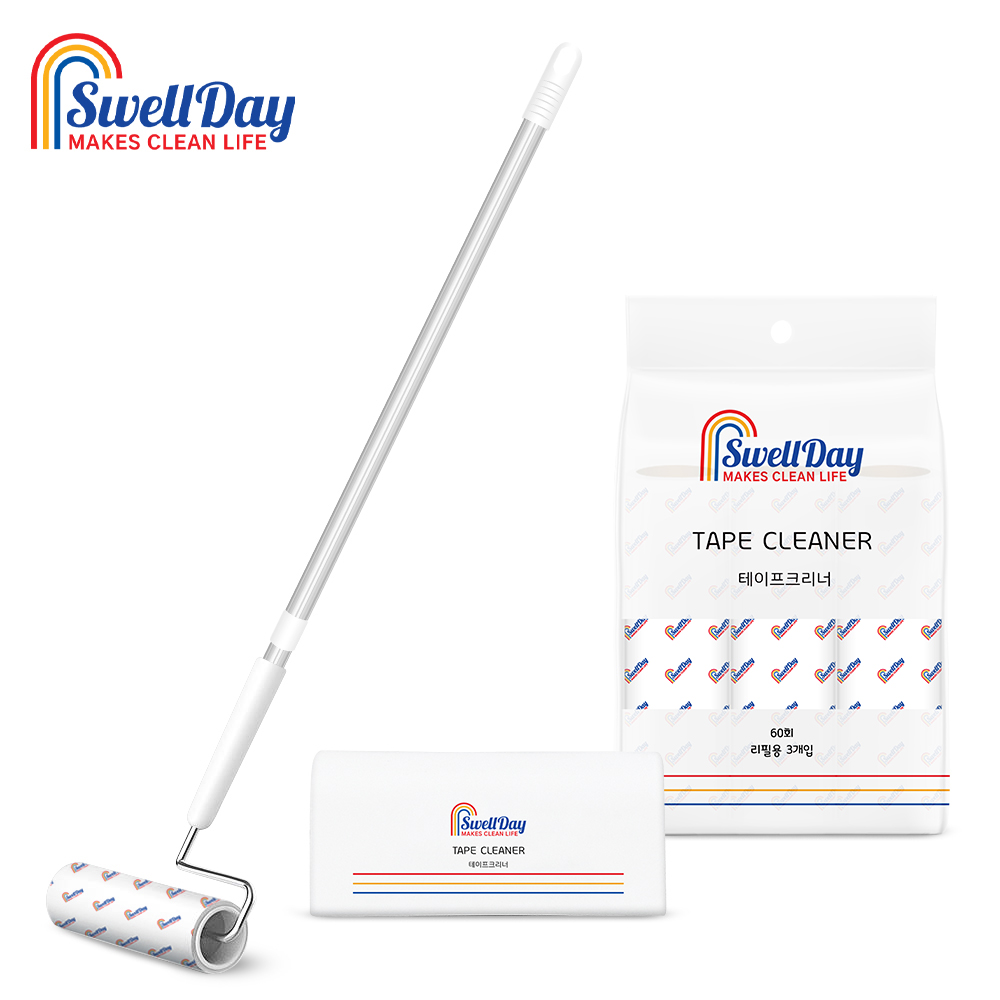 스웰데이 사선컷팅 돌돌이 테이프클리너 7종 롤클리너 머리카락 제거 제품 이미지