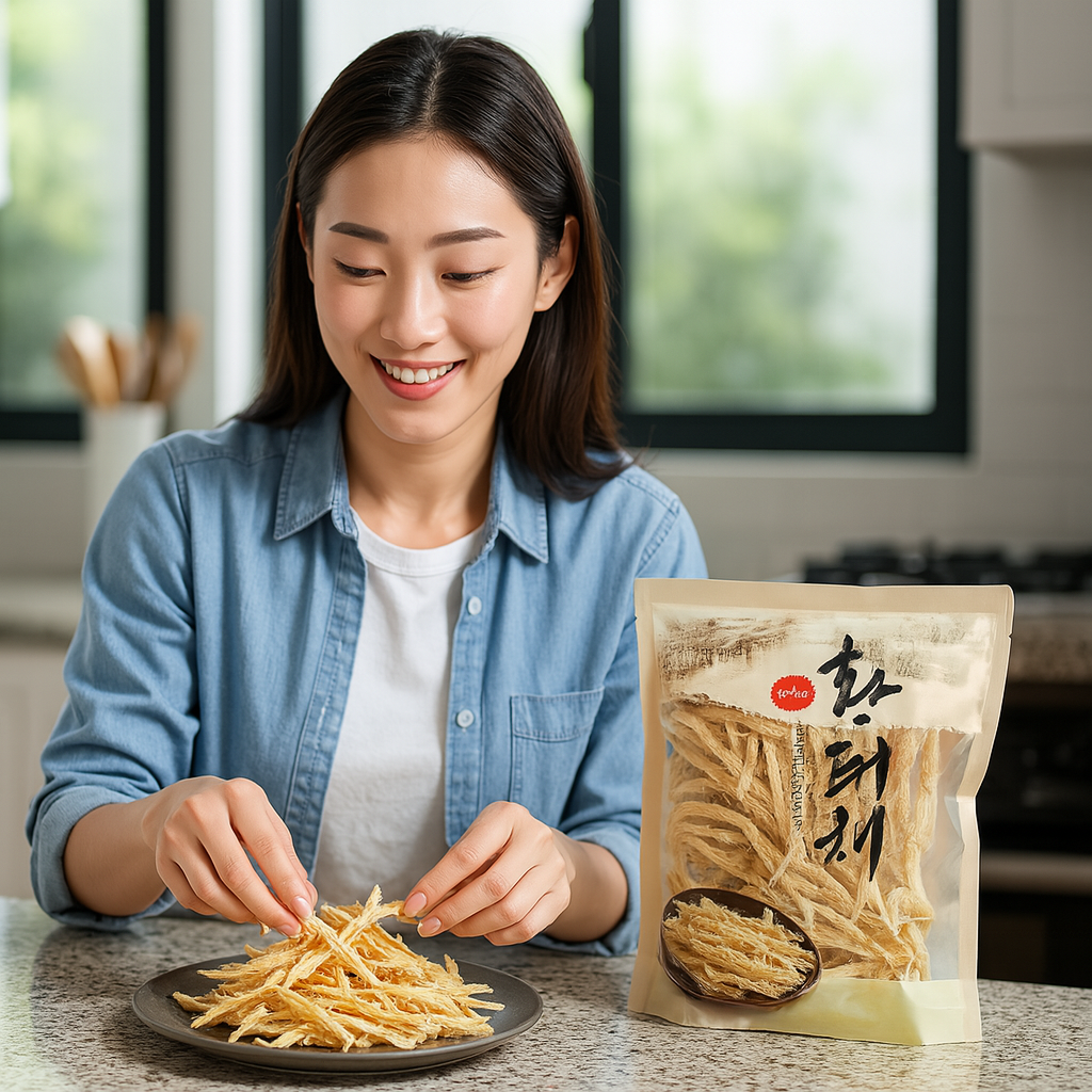 명식품본사 황태채 대포장 특 AAA품 볶음 조림 간식 식당식자재 도매가 500g, 1개 이미지 7